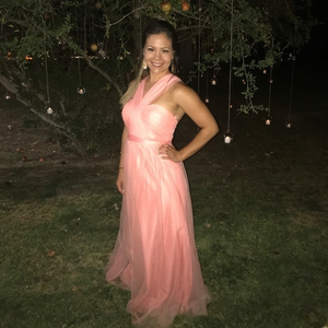 Jenny Yoo Annabelle‎ Convertible Dress in Coral